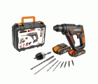 Worx WX390.1 - H3 Martillo / Taladro / Atornillador 20V 2.0Ah (2 bat)